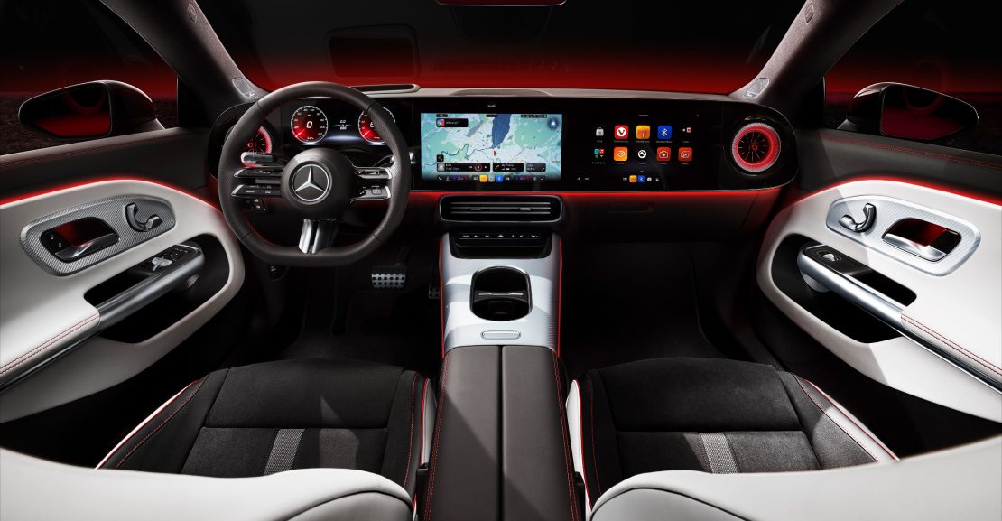 Mercedes-Benz CLA interjeras (Gamintojo nuotr.)