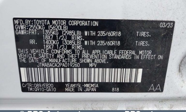 Toyota BZ4X XLE AWD Automatas 2023 full